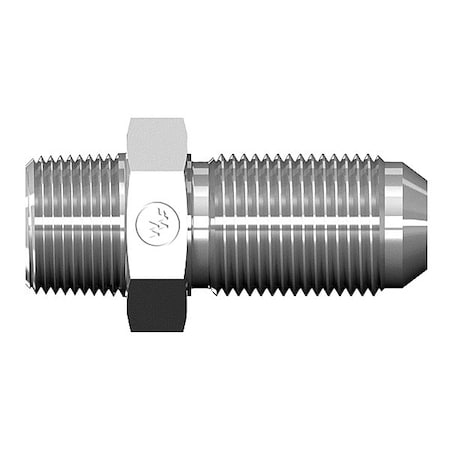 Male JIC To Male Pipe Bulkhead Straight